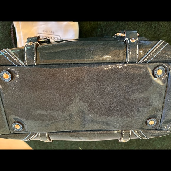 Coach patent leather small tote - Picture 7 of 8